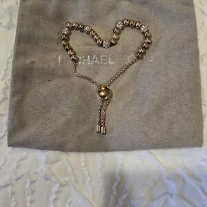 Michael Kors Gold Beaded Bracelet